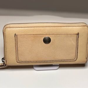 Vintage Coach Pebble Stone Leather Wallet